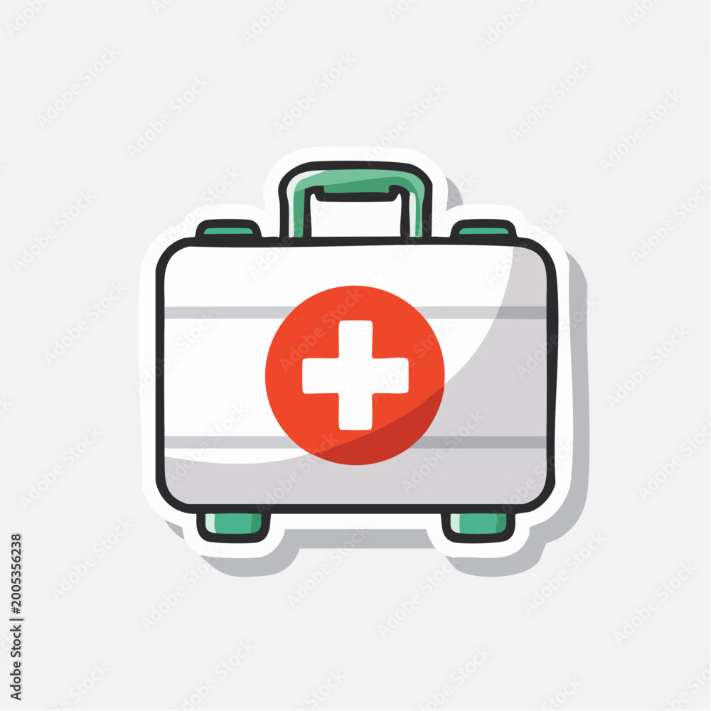 Fototapeta premium First Aid Kit Icon