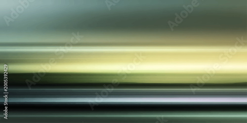 Schilderij op canvas An abstract artwork featuring horizontal lines of blended colors, capturing a sense of movement and visual harmony