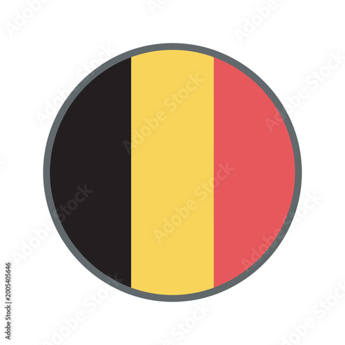 Belgium National Flag Round Icon with Dark Grey Outline for Professional Presentations and Global Corporate Identity Free Download Belgium National Flag Round Icon with Dark Grey Outline for Professional Presentations and Global Corporate Identity - GFXLoad