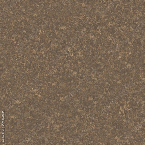 Realistic Seamless Oak Leaf Litter Texture Background in Autumnal Brown Tones