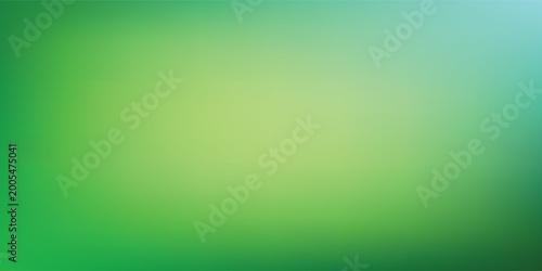 Abstract Green Gradient Background with Soft Vibrant Mesh and Minimalist Smooth Texture.