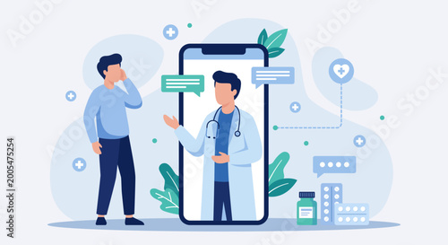 Fotografi Smartphone Follow Up Consultation with Post Treatment Guidance