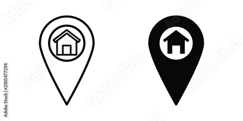 Free Download Address icon vector symbol design set for web - GFXLoad