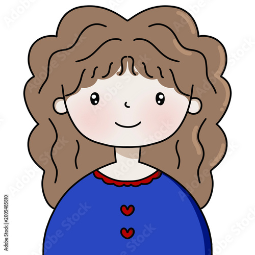little girl with a big smile
