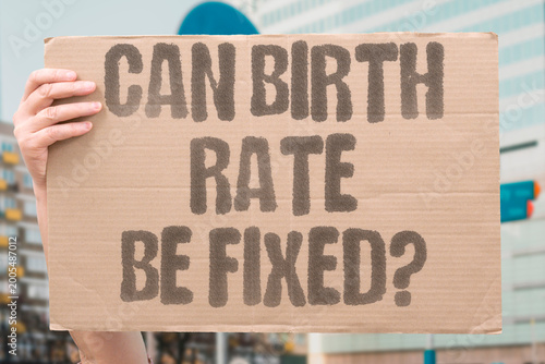 Принти на полотні "Can Birth Rate Be Fixed?" Economists outline documented policy tools to arrest fertility decline