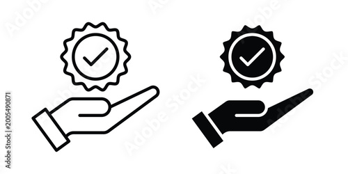 Φωτογραφία Service offer icon vector symbol design set for web