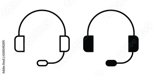 Photos Support icon vector symbol design set for web
