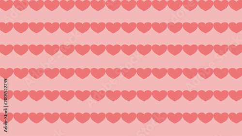 Romantic pink hearts pattern texture for decoration  design elements