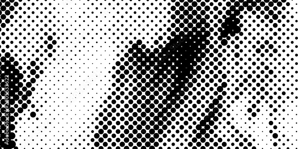 Fototapeta premium Distressed Halftone Dot Texture Vector Illustration
