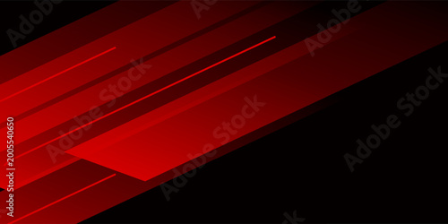 Dark red sport background with abstract geometric shape and halftone