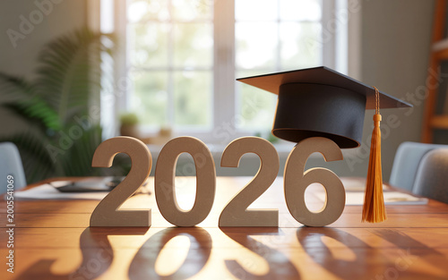 2026 Graduation Success Education Career Future Achievement Concept