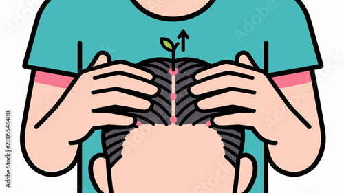 Fotografie A simple illustration conveying partnership and trust