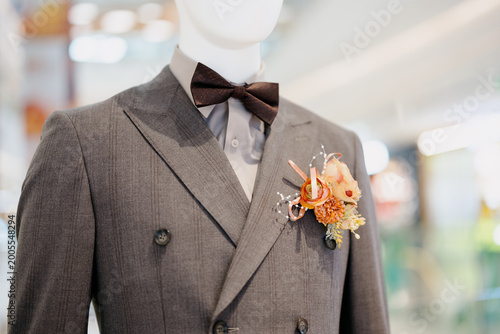 luxury suit in store