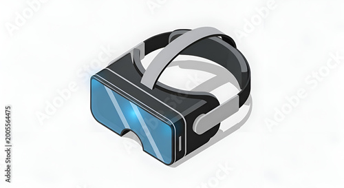 Virtual Reality VR Headset Technology - Immersive Entertainment and Gaming
