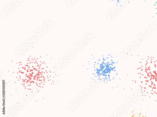 Foto Minimal Dot Cluster Contemporary Abstract Pattern