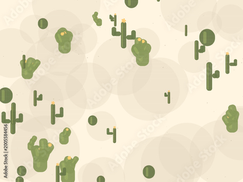 Photos Boho Cactus Succulent Plant Pattern Design