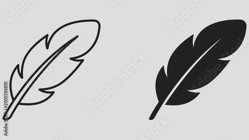 Foto Feather icon