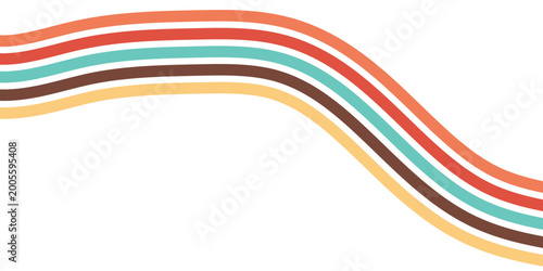 Abstract retro background with stripes and lines
