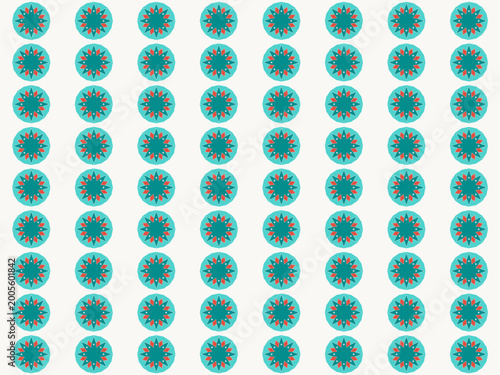 Traditional Moroccan Star Pattern Bold Geometric Tile Art