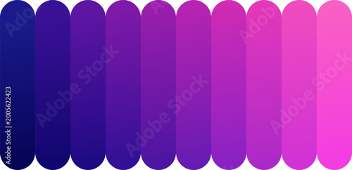 Vector Swatch Purple Pink Gradient Palette