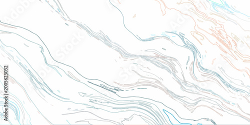 Foto Abstract watercolor blue background with lines featuring a clean splashing liquid wave and transparent water drop bubbles in a fresh vector paint design