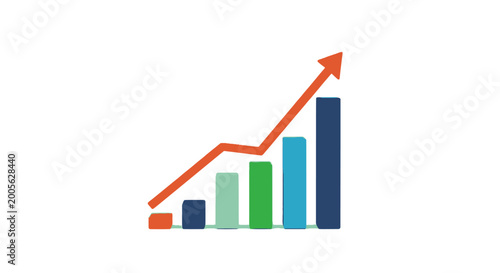 Increasing financial growth chart showing rising trend and positive performance Free Download Increasing financial growth chart showing rising trend and positive performance - GFXLoad