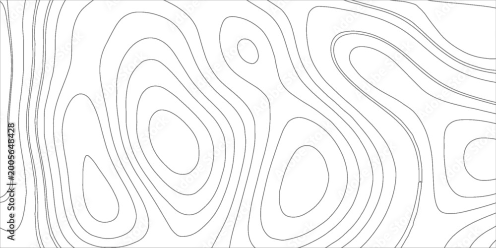 Fototapeta premium abstract wavy background. topographic contour background. contour lines background. Topographic map contour background.