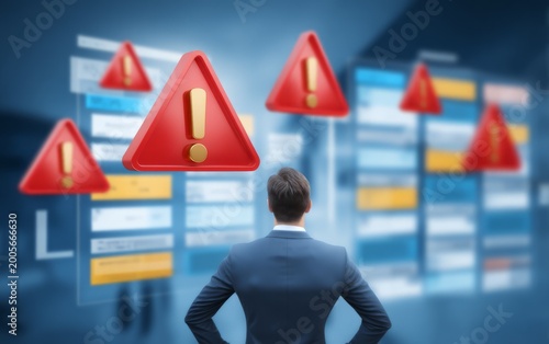 Business Management Office with Coordinators Tracking Schedules and Issues