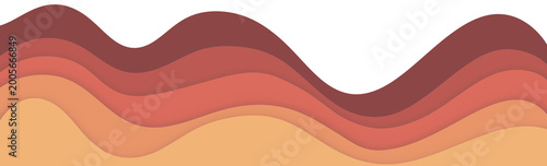 Tableau sur toile abstract earth-tone wave