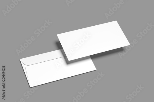 Minimalist Envelope Mockup in Industrial Style