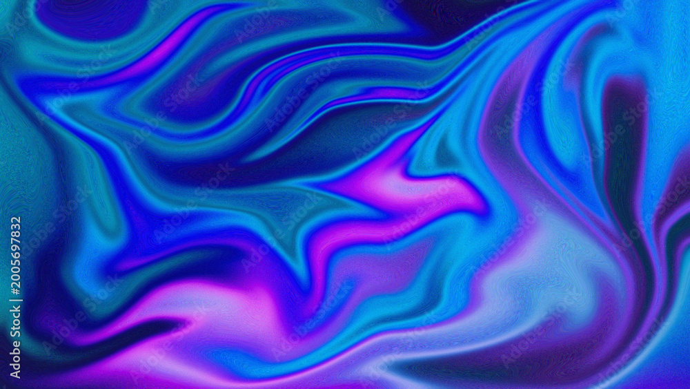 Fototapeta premium Swirling blue and purple abstract pattern pink