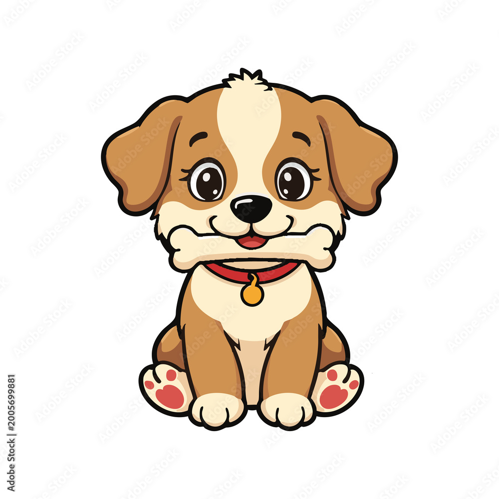 Fototapeta premium Dog illustration