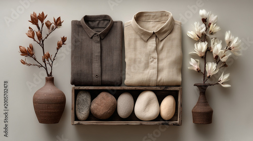 Sustainable fashion minimal aesthetic