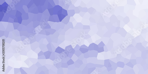 Εκτύπωση καμβά Soft pastel purple and white polygonal mosaic background with gradient effect an