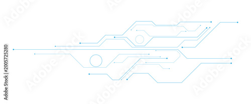 Photos Vector digital futuristic technology circuit board background showcasing white a