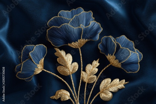 Velvet Flower Bouquet Luxury 3D Icon