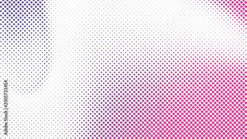 Bilde på lerret Abstract Retro Halftone Pattern Background with Purple to Pink Gradient