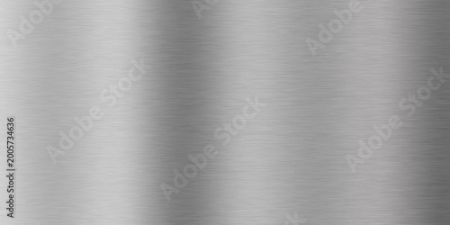 Foto Textura de metal cepillado con reflejos suaves y acabado de acero inoxidable