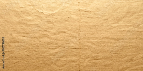 Photos Vintage aged brown crumpled paper texture with a wrinkled grunge pattern and cre