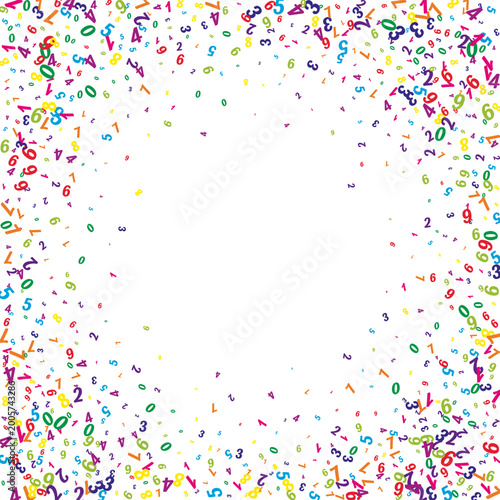 Concept of school background. Colorful childish