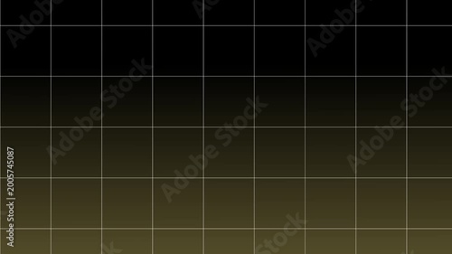 a motion grid with black and yellow gradient background