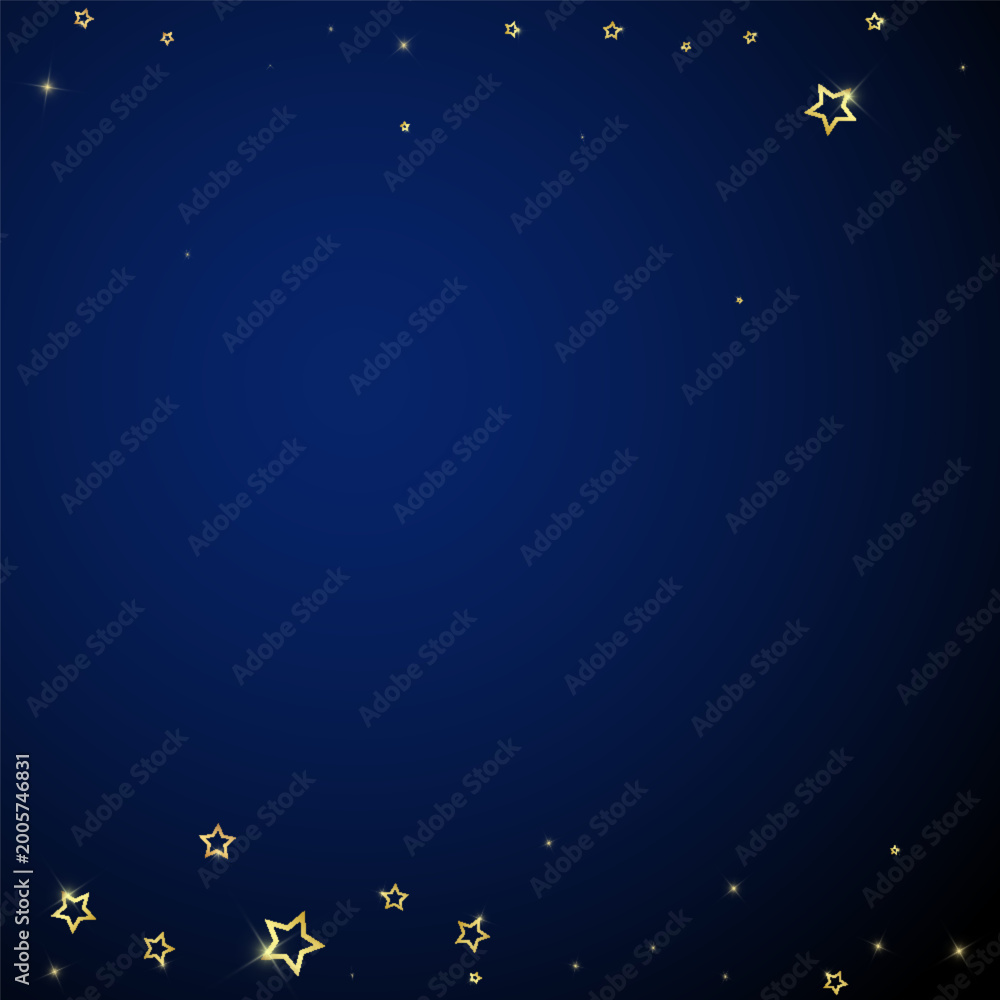 Fototapeta premium Starry night fairy tale background.