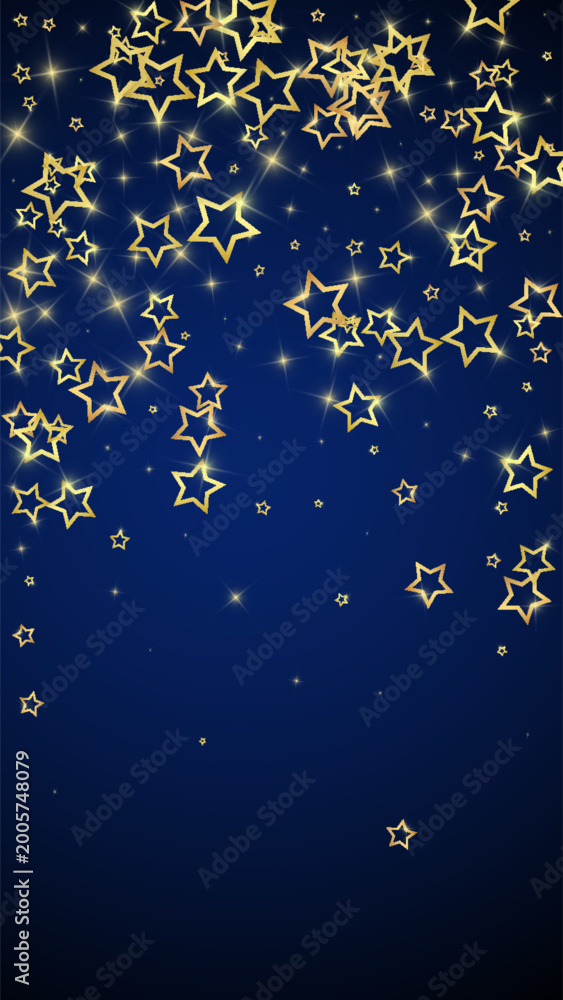 Fototapeta premium Starry night fairy tale background.