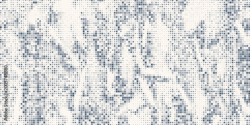 Billede på lærred Dissolved filled square dotted vector background or icon with disintegration effect