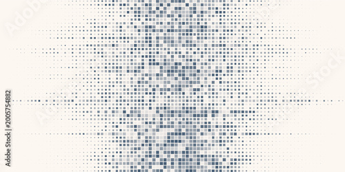 Photos Dissolved filled square dotted vector background or icon with disintegration effect