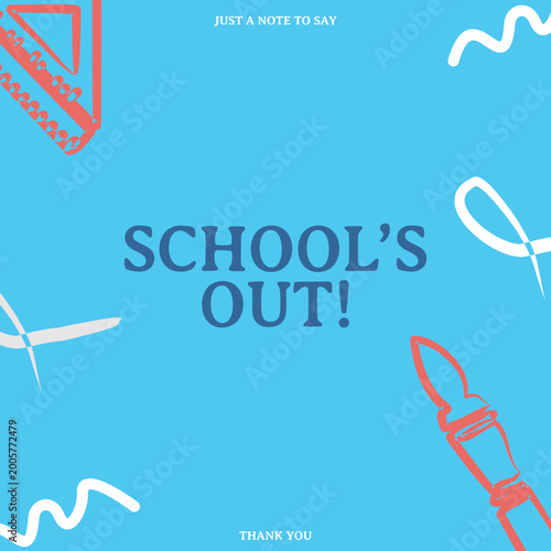 watercolor school back to school announcement card template
