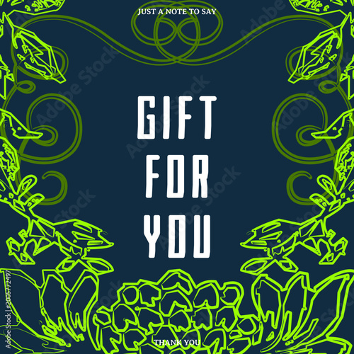 watercolor flower beauty gift voucher certificate design