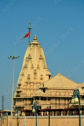 The Somnath Temple, located in Prabhas Patan, Gujarat, is revered as the first of the twelve holy Jyotirlingas of Lord Shiva.