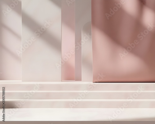 white curtains with white background