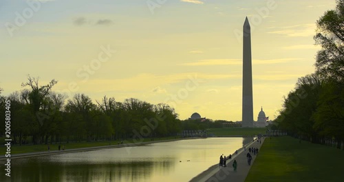 Sunrise at Washington DC Reflecting Pool